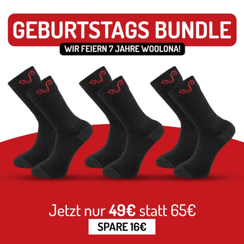 3 für 2 - Merino Wandersocken ACTIVE
